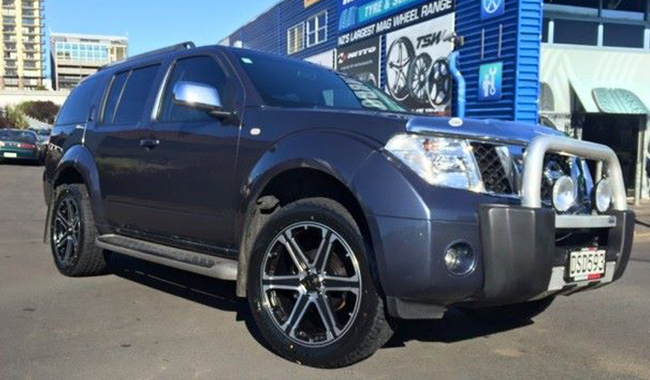Nissan Navara on Advanti Monsoon Matt Black FP